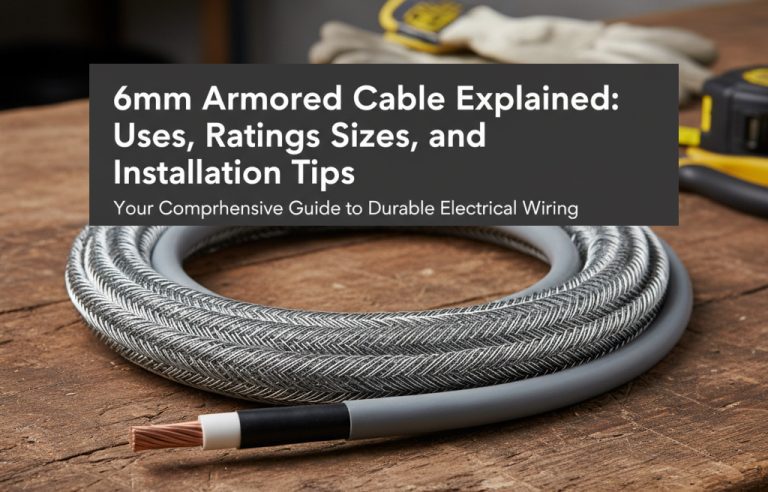 6mm armoured cable explained