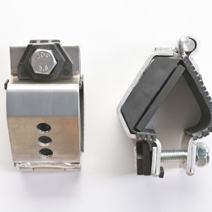Aluminium Single Bolt Trefoil Cleats Cable Cleats