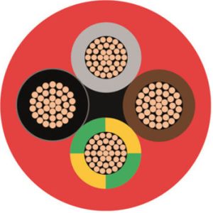 SIHF Multicore Silicone Cable High temperature Cables