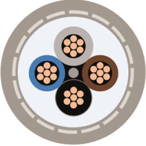 VG-YMvKas KEMA Approved PVC Power Cable Armoured Cable