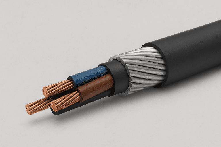 10mm armoured cable example